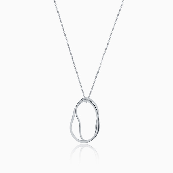 [Silver] Oreas Double Necklace n012 실버 오레아스 더블 목걸이
