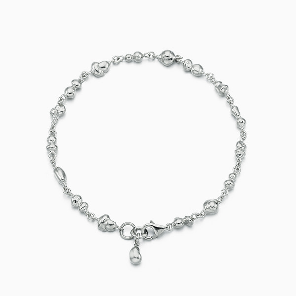 [Silver] Sand grain chain bracelet b005 실버 모래알 체인 팔찌