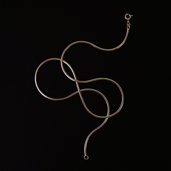 [14k] AIR, Snake Chain Necklace gn001