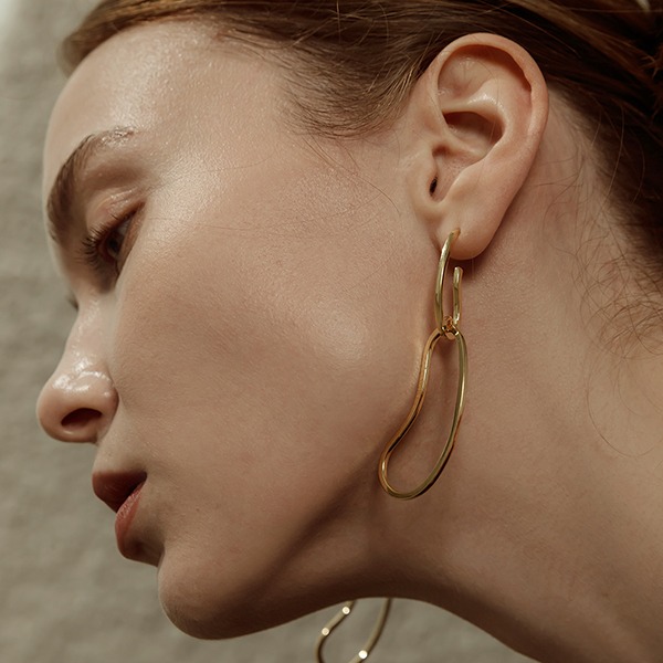 Melias Double earrings e109