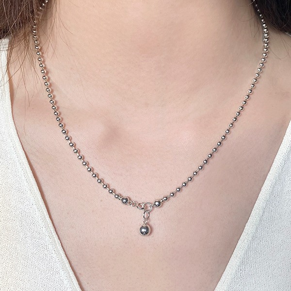[Silver] Pomona chain necklace n082 실버 포모나 체인 목걸이